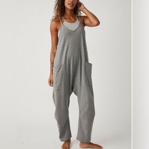 FP Movement Hot Shot Onesie Light Gray Size L